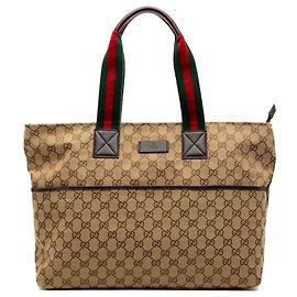 Tote in tela GG Canvas marrone Gucci