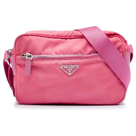 Borsa Camera Prada Tessuto Rosa
