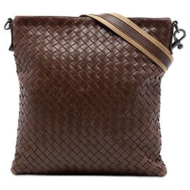Borsa a tracolla Bottega Veneta Nappa Intrecciato marrone