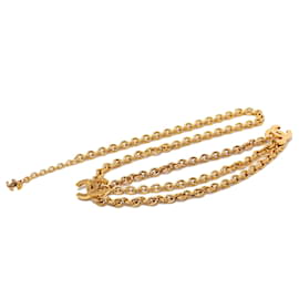 Cintura Chanel CC a Tripla Catena Placcata Oro