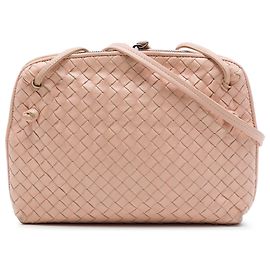 Borsa a tracolla Bottega Veneta Nappa Intrecciato Nodini rosa