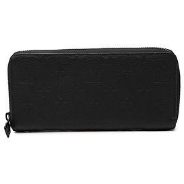 Langer Zippy Geldbeutel Monogram Empreinte in Schwarz Louis Vuitton