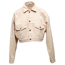 Kurze Cord-Jacke Tan Miu Miu Größe IT 38