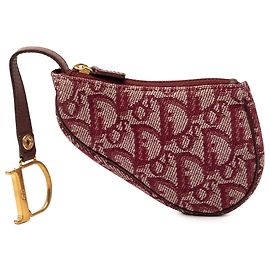 Diorissimo Trotter Saddle Münzbeutel Rot Dior Diorissimo