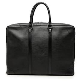 Borsa Business da Viaggio Louis Vuitton Epi Porte Documents Nera