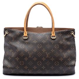 Borsa Louis Vuitton Monogram Pallas MM marrone