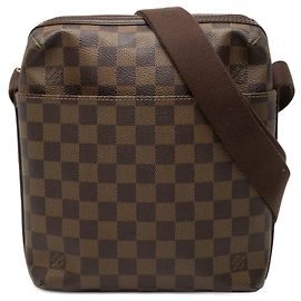 Borsa a tracolla Louis Vuitton Damier Ebene Beaubourg marrone