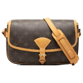 Borsa a tracolla Louis Vuitton Monogram Sologne Marrone