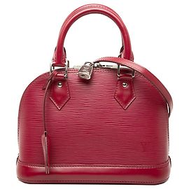 Borsa Louis Vuitton Epi Alma BB rossa