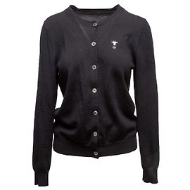 Wollstrickjacke Christian Dior Judgement Tarot Card Black & Multicolor Größe FR 40