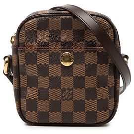 Bolso bandolera Louis Vuitton Damier Ebene Rift marrón
