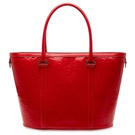 Tote Diorissimo Trotter in vernice rosso Dior Dior