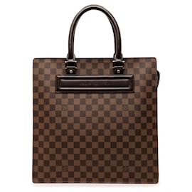 Borsa Tote Louis Vuitton Damier Ebene Venice Sac Plat GM Marrone
