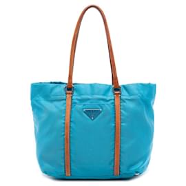 Tote Bag Prada Tessuto Blu
