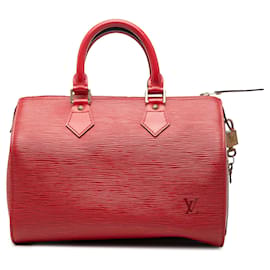 Borsa Boston Epi Speedy 25 rossa Louis Vuitton