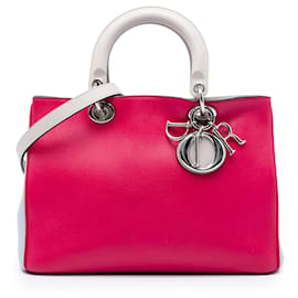 Borsa Diorissimo in pelle di vitello tricolore rosa Dior misura Medium