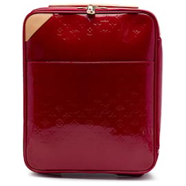 Borsa da viaggio Louis Vuitton Monogram Vernis Pegase 45 rossa