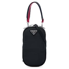 Borsa porta-cellulare Prada Mini Tessuto Pocket Cargo Nera