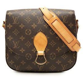 Borsa a tracolla Louis Vuitton Monogram Saint Cloud GM marrone