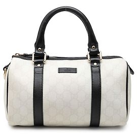 Gucci Small GG Supreme Joy Boston Tasche Weiß
