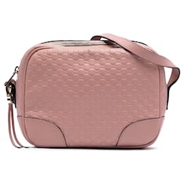 Borsa a tracolla Gucci Bree Microguccissima Rosa