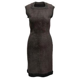 Alaïa Robe en maille sans manches vert foncé Alaia Taille FR 40