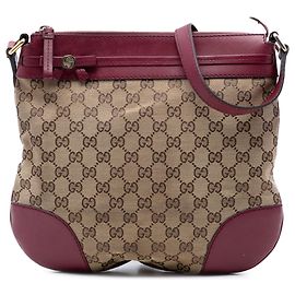 Borsa a tracolla Gucci GG Canvas Mayfair beige