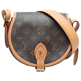 Borsa a tracolla Louis Vuitton Monogram Tambourin marrone