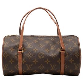 Louis Vuitton Monogram Papillon 26 Handtasche Braun