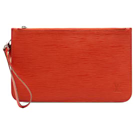 Pochette Louis Vuitton Epi Neverfull Arancione