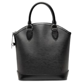 Borsa a mano Louis Vuitton Epi Lockit Verticale Nera