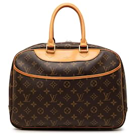 Borsa a mano Louis Vuitton Monogram Deauville Marrone