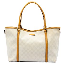 Tote Joy GG Supreme Gucci bianco Taglia Medium