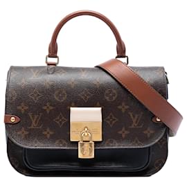 Borsa Satchel Louis Vuitton Monogram Vaugirard Marrone