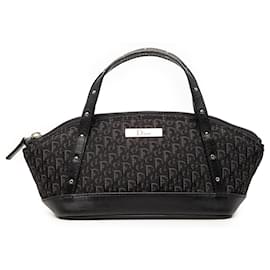 Bolsa Black Dior Mini Diorissimo Trotter Canvas Street Chic
