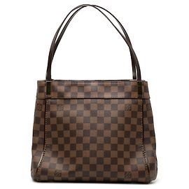 Borsa a Spalla Louis Vuitton Damier Ebene Marylebone PM Marrone