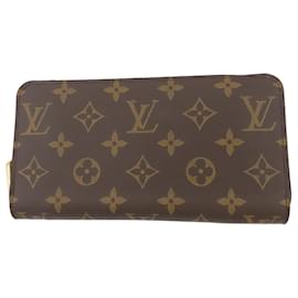 Brown Louis Vuitton Monogram Zippy Long Wallet