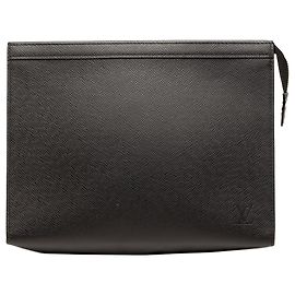 Borsa a Pochette Voyage MM Louis Vuitton Taiga Nera
