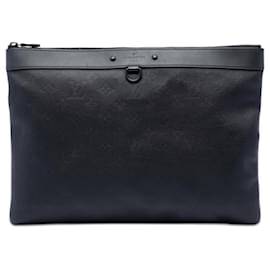 Pochette Louis Vuitton Monogram Shadow Discovery nera