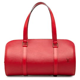Borsa Louis Vuitton Epi Soufflot rossa