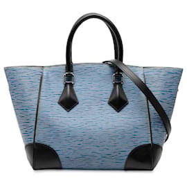 Louis Vuitton Epi Phenix PM Satchel Blau