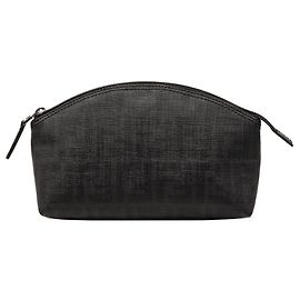 Black Fendi Zucca Coated Canvas Cosmetic Pouch