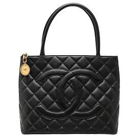Tote Chanel Caviar Medallion nero