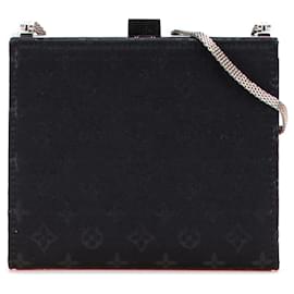 Mini borsa a tracolla Ange in raso Monogram nero Louis Vuitton