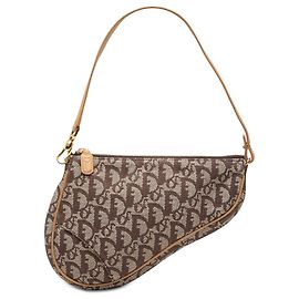 Borsa a tracolla Mini Diorissimo Canvas Saddle marrone Dior