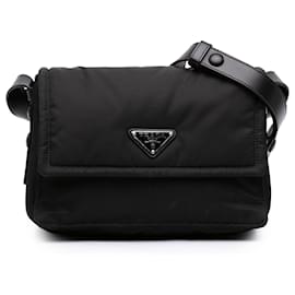 Borsa a tracolla Prada Small Re Nylon imbottita nera