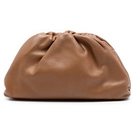 Borsa a pochette The Mini Pouch Bottega Veneta in nappa marrone