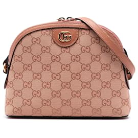 Pink Gucci Small GG Canvas Ophidia Dome Crossbody