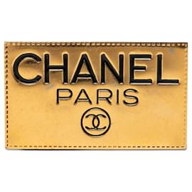 Spilla con Logo Chanel CC Placcata Oro