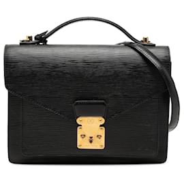 Borsa Louis Vuitton Epi Monceau nera